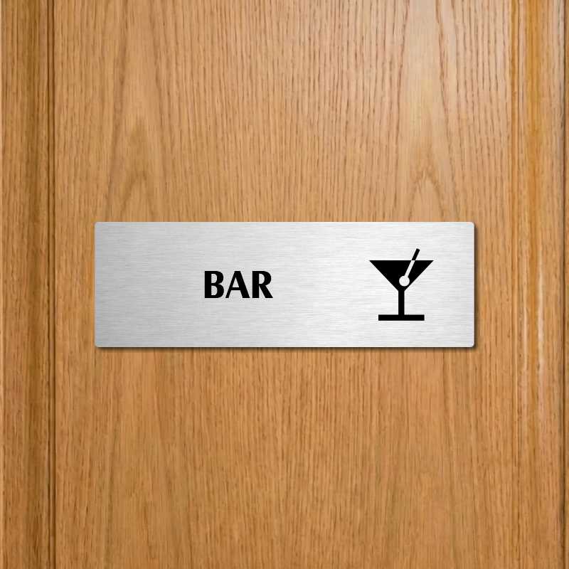 Bar, 240x79mm, zlatá popiska